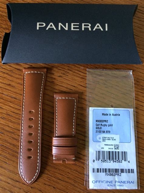 22mm strap panerai|Panerai 22mm oem strap.